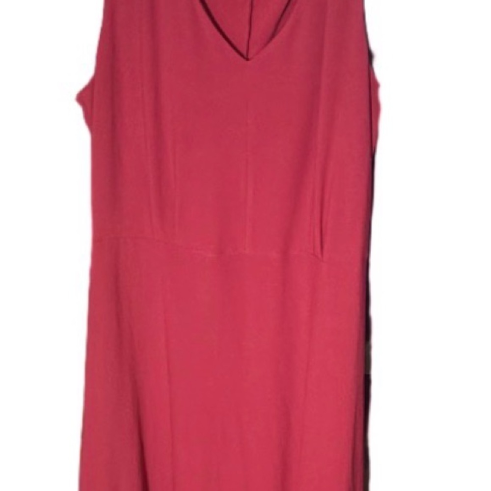 Apt. 9 Vibrant Pink V-Neck Midi Dress